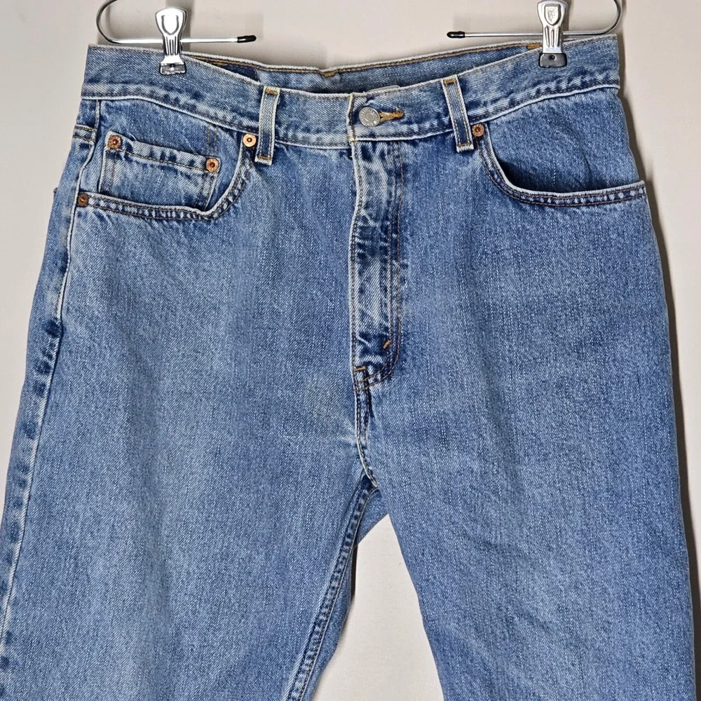 Vintage Levi's 505Jeans Mens 33x29 Regular Straight Blue‎ Denim 90s